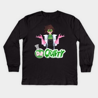 Dr Crafty Vtuber shirt - 3 Kids Long Sleeve T-Shirt